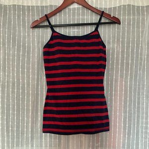 Express Red and Navy Camisole